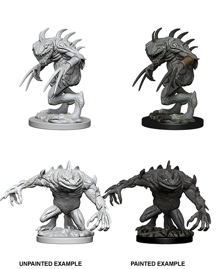 D&D Nolzur's Marvelous Miniatures: Gray Slaad & Death Slaad | Jack's On Queen