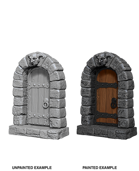 WizKids Deep Cuts Unpainted Miniatures: Doors | Jack's On Queen