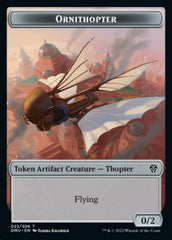 Bird (002) // Ornithopter Double-sided Token [Dominaria United Tokens] | Jack's On Queen