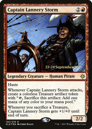 Captain Lannery Storm [Ixalan Promos] | Jack's On Queen