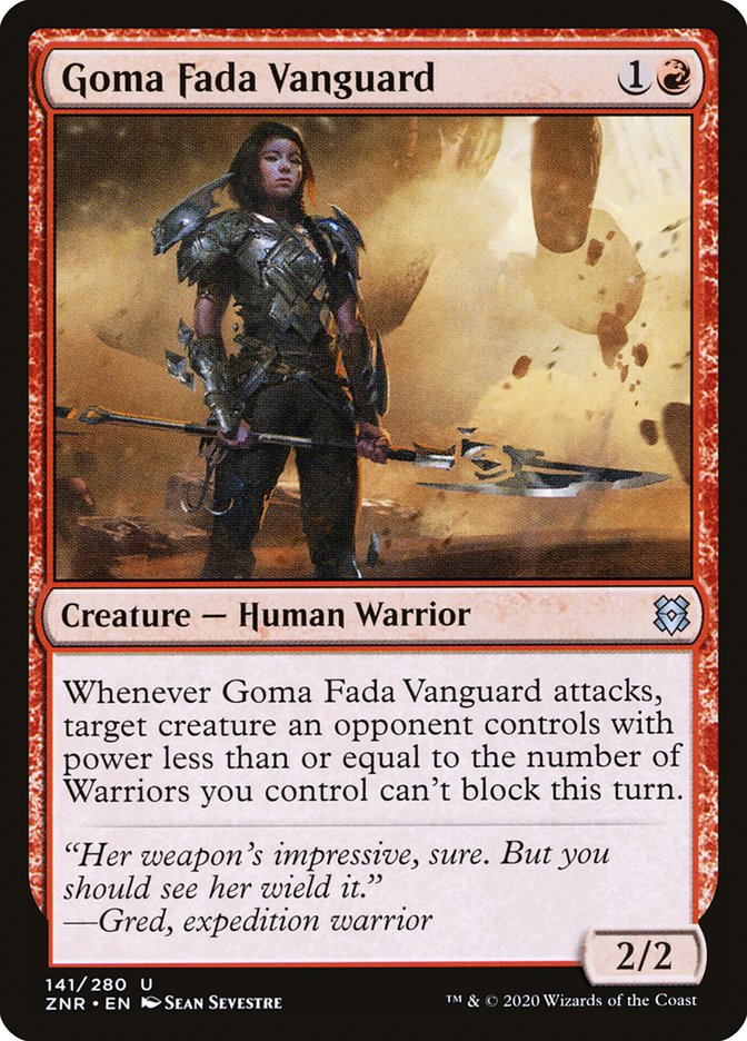 Goma Fada Vanguard [Zendikar Rising] | Jack's On Queen