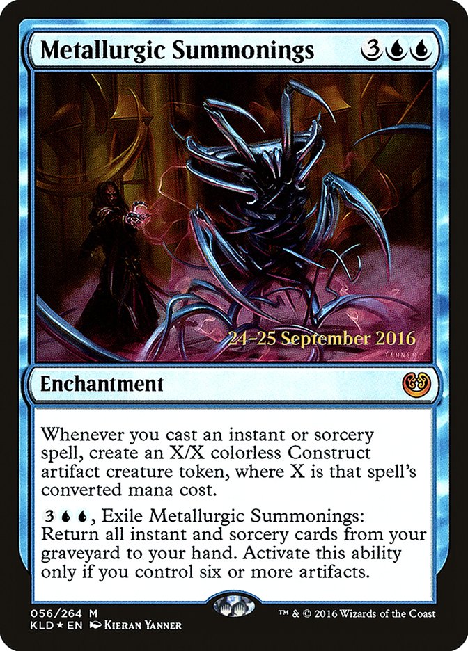 Metallurgic Summonings  [Kaladesh Prerelease Promos] | Jack's On Queen