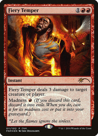 Fiery Temper [Friday Night Magic 2016] | Jack's On Queen