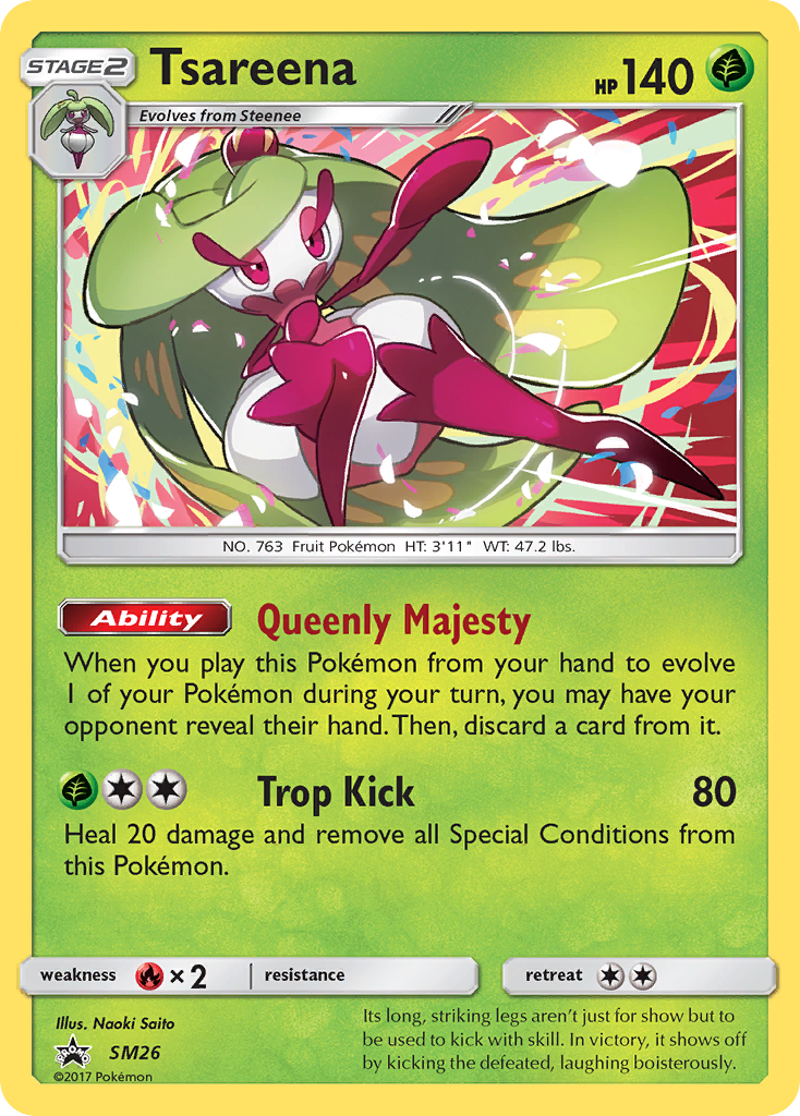Tsareena (SM26) [Sun & Moon: Black Star Promos] | Jack's On Queen