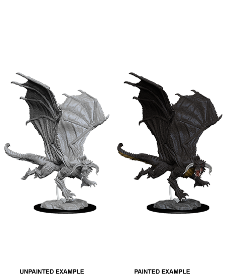 D&D Nolzur's Marvelous Miniatures: Young Black Dragon | Jack's On Queen