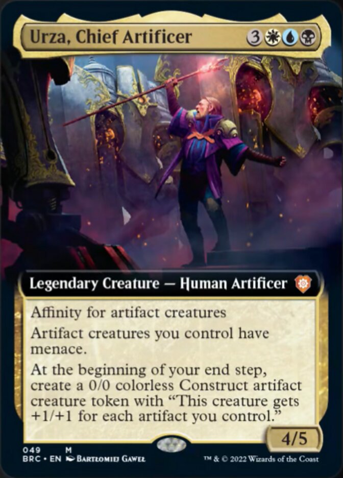 Urza, Chief Artificer (Extended Art) [The Brothers' War Commander] | Jack's On Queen