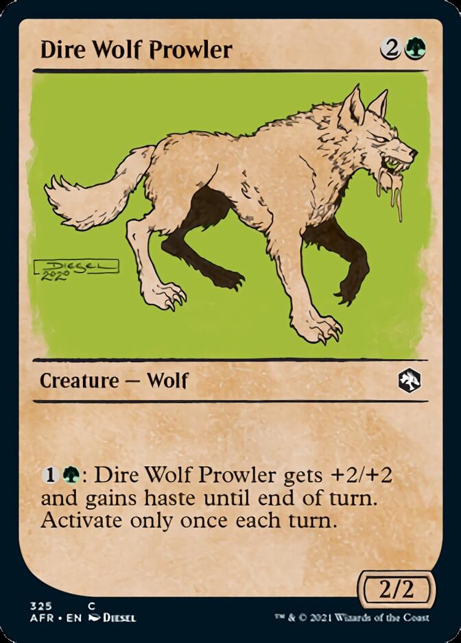 Dire Wolf Prowler (Showcase) [Dungeons & Dragons: Adventures in the Forgotten Realms] | Jack's On Queen