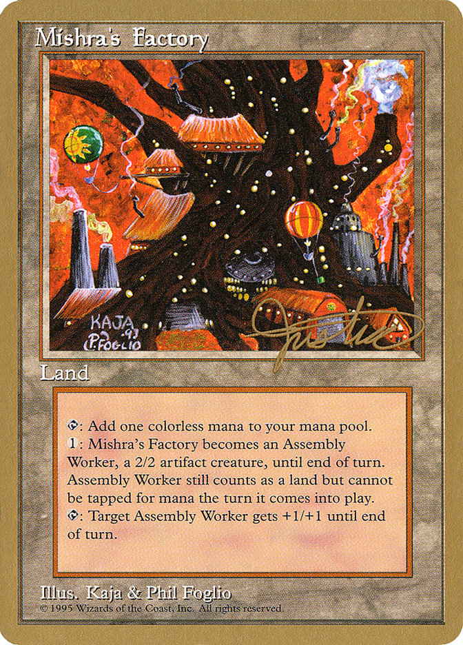 Mishra's Factory (Mark Justice) [Pro Tour Collector Set] | Jack's On Queen