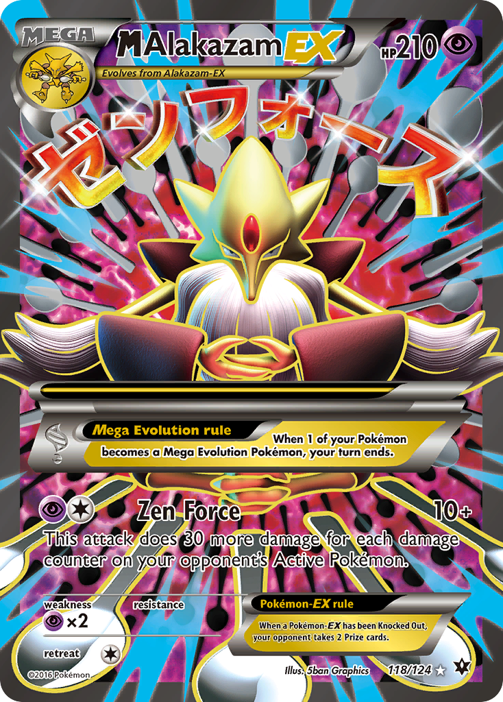 M Alakazam EX (118/124) [XY: Fates Collide] | Jack's On Queen