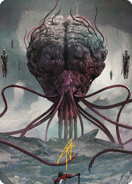 Elder Brain Art Card (Gold-Stamped Signature) [Commander Legends: Battle for Baldur's Gate Art Series] | Jack's On Queen