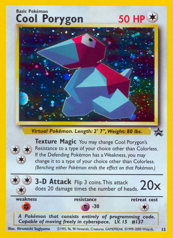 Cool Porygon (15) [Wizards of the Coast: Black Star Promos] | Jack's On Queen
