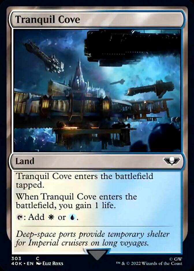 Tranquil Cove (Surge Foil) [Universes Beyond: Warhammer 40,000] | Jack's On Queen