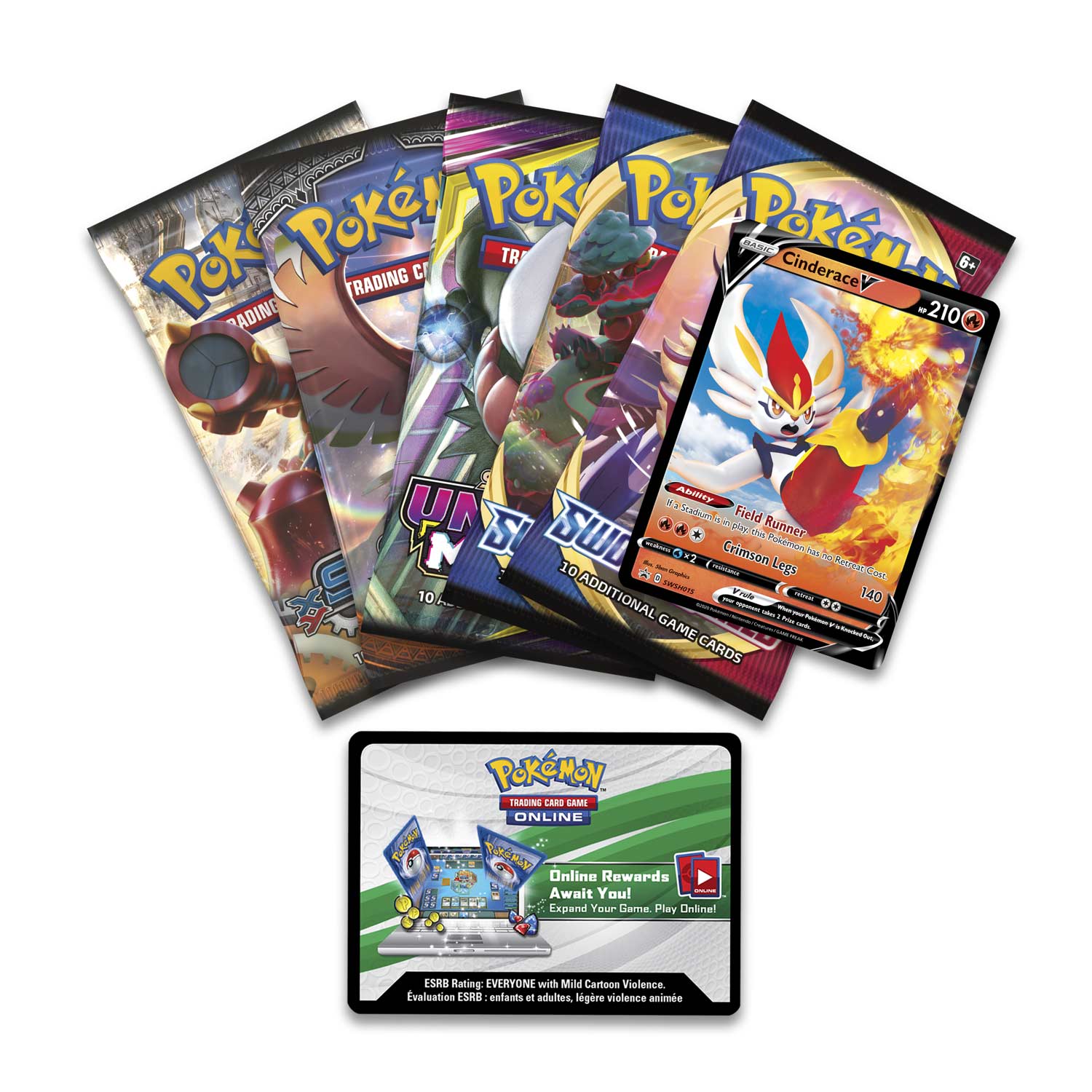 Sword & Shield - Galar Partners Collector's Tin (Cinderace V) | Jack's On Queen