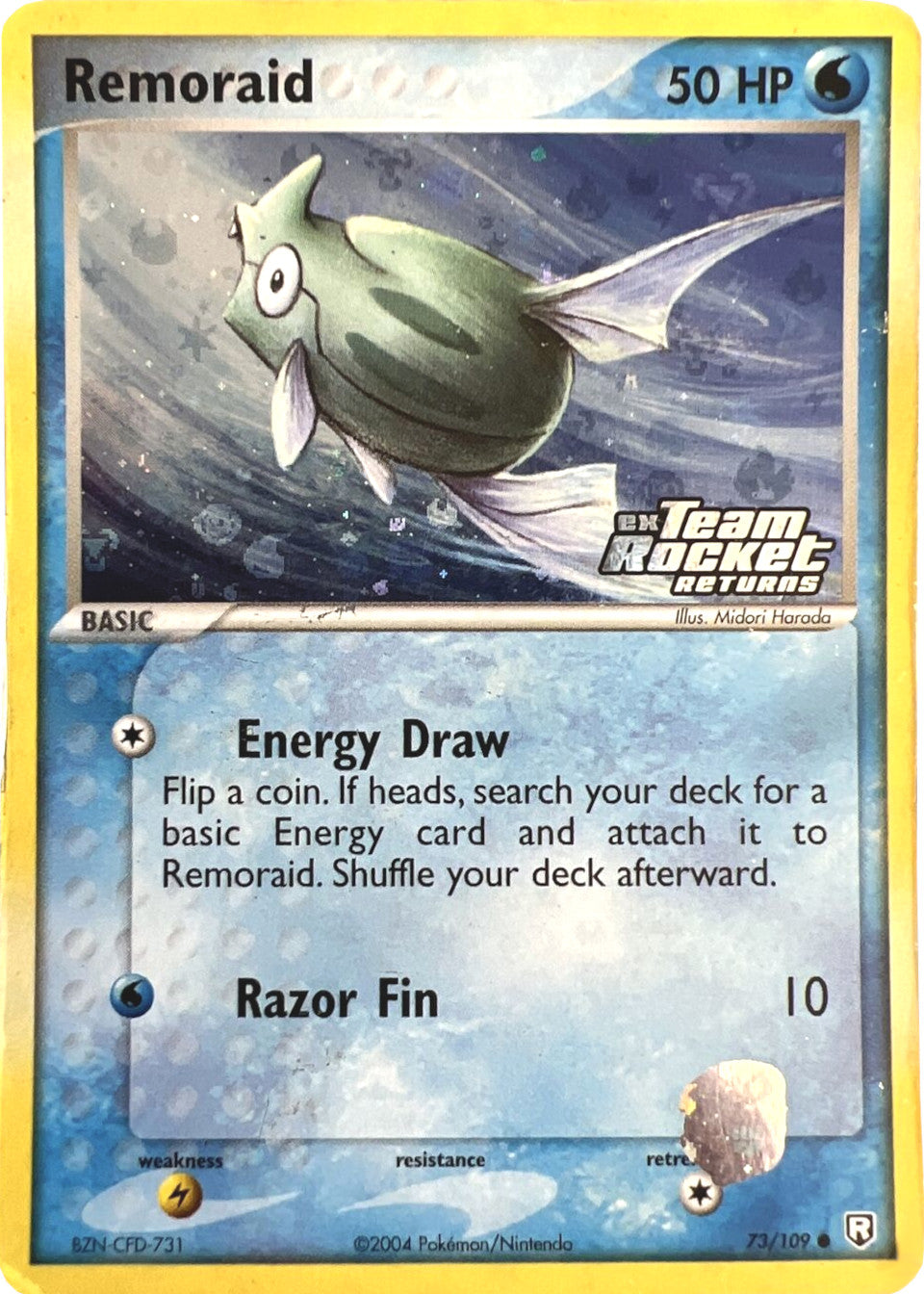 Remoraid (73/109) (Stamped) [EX: Team Rocket Returns] | Jack's On Queen
