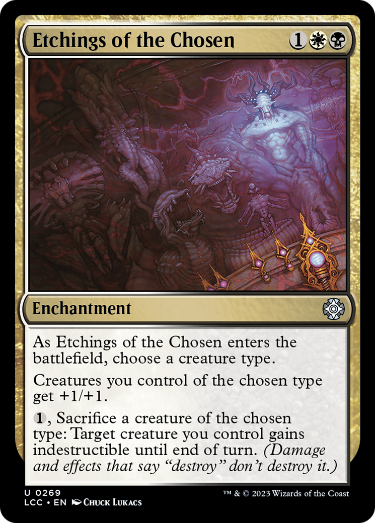 Etchings of the Chosen [The Lost Caverns of Ixalan Commander] | Jack's On Queen