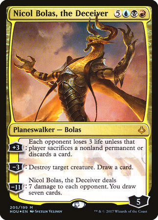 Nicol Bolas, the Deceiver [Hour of Devastation] | Jack's On Queen