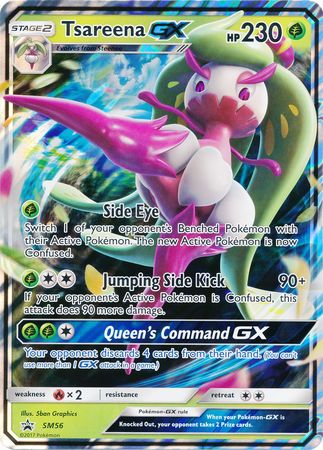 Tsareena GX (SM56) (Jumbo Card) [Sun & Moon: Black Star Promos] | Jack's On Queen