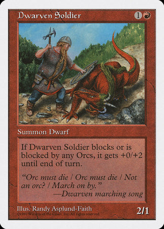 Dwarven Soldier [Fifth Edition] | Jack's On Queen