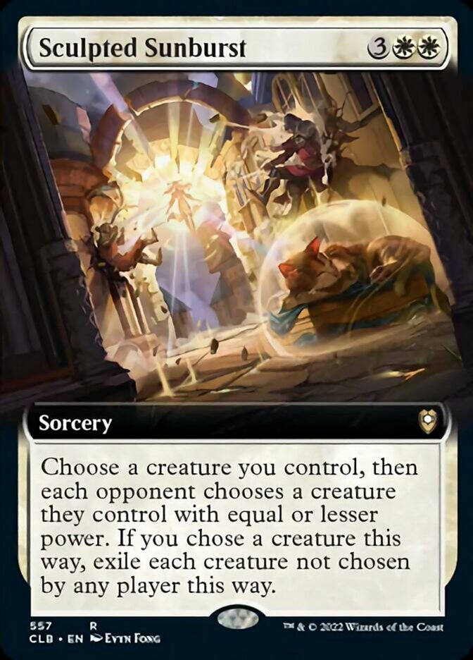 Sculpted Sunburst (Extended Art) [Commander Legends: Battle for Baldur's Gate] | Jack's On Queen