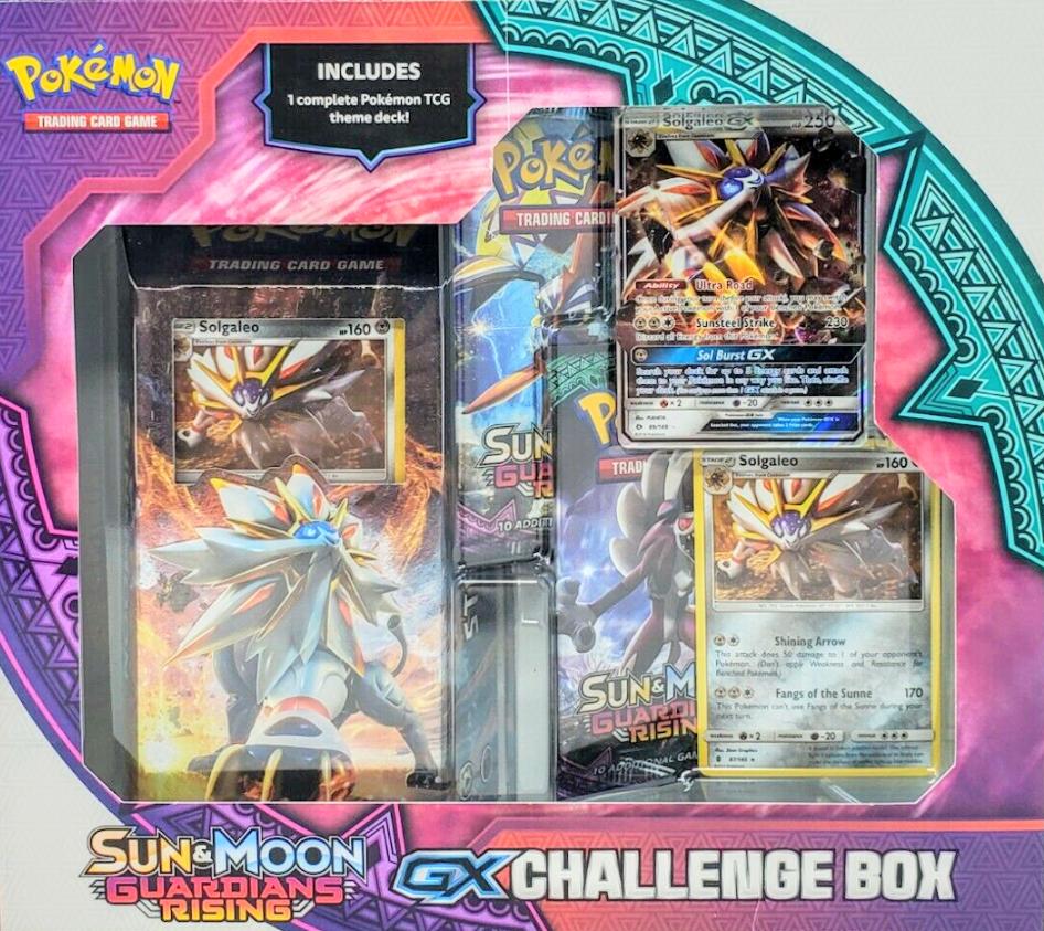 Sun & Moon: Guardians Rising - GX Challenge Box (Solgaleo) | Jack's On Queen