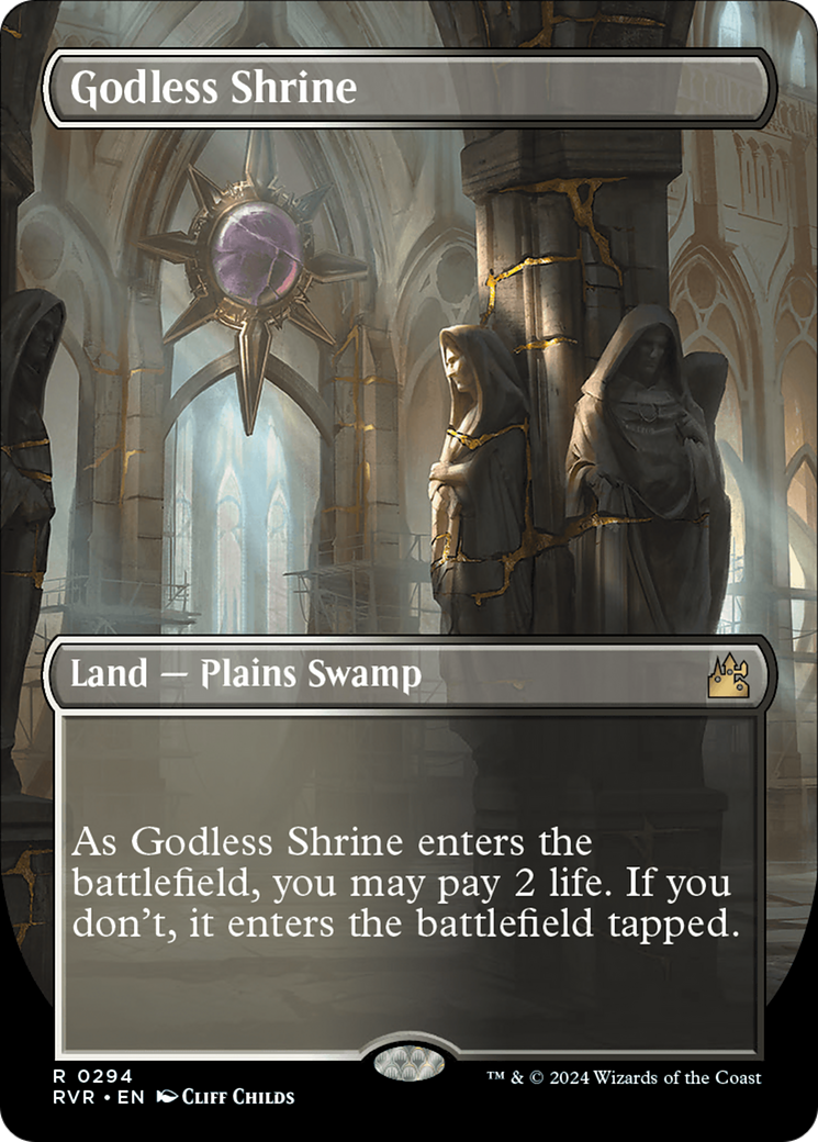 Godless Shrine (Borderless) [Ravnica Remastered] | Jack's On Queen