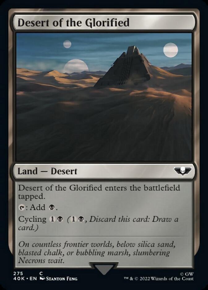Desert of the Glorified (Surge Foil) [Universes Beyond: Warhammer 40,000] | Jack's On Queen