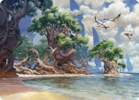 Yavimaya Coast Art Card [Dominaria United Art Series] | Jack's On Queen