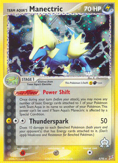 Team Aqua's Manectric (4/95) [EX: Team Magma vs Team Aqua] | Jack's On Queen