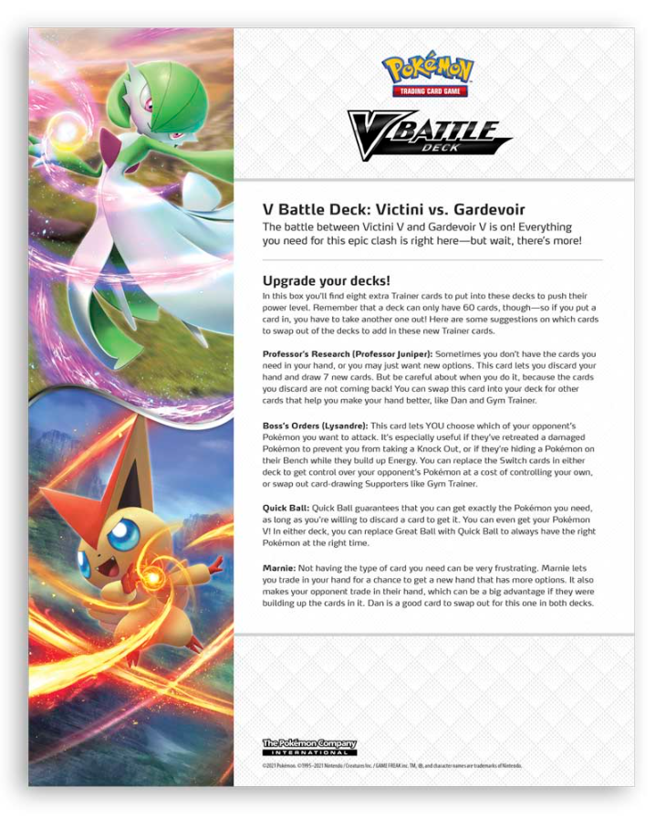 Sword & Shield: Battle Styles - V Battle Deck (Victini vs. Gardevoir) | Jack's On Queen