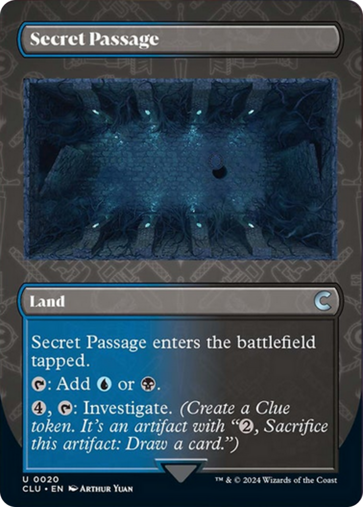 Secret Passage (Borderless) [Ravnica: Clue Edition] | Jack's On Queen