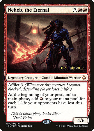 Neheb, the Eternal [Hour of Devastation Promos] | Jack's On Queen