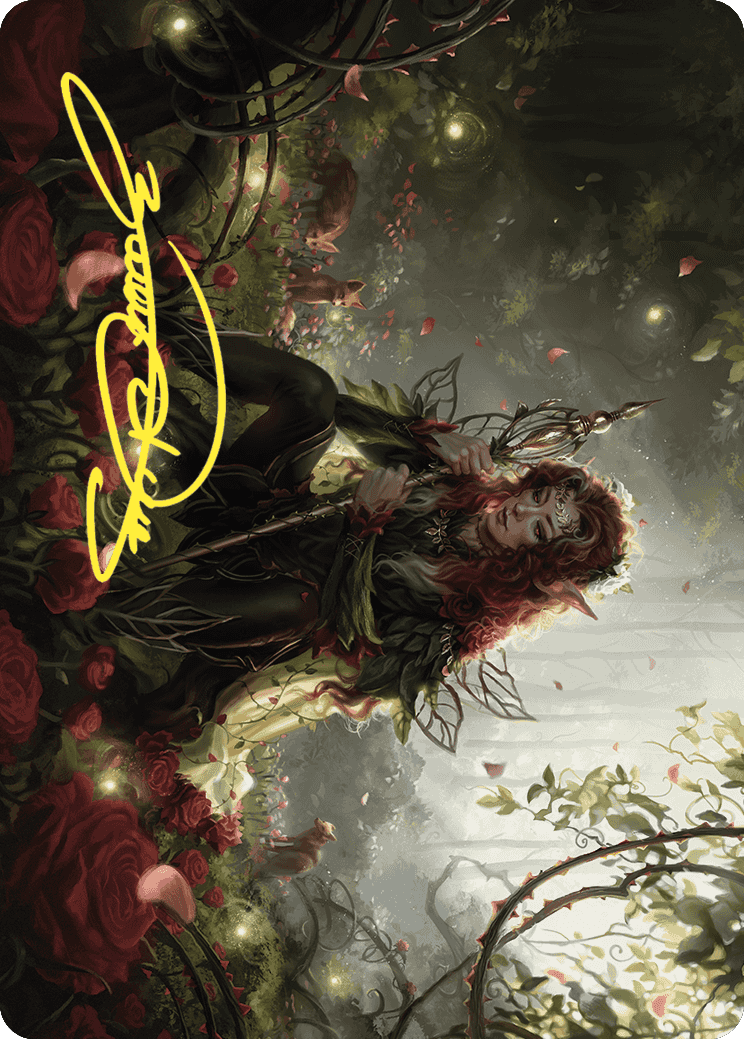 Yenna, Redtooth Regent Art Card (Gold-Stamped Signature) [Wilds of Eldraine Art Series] | Jack's On Queen