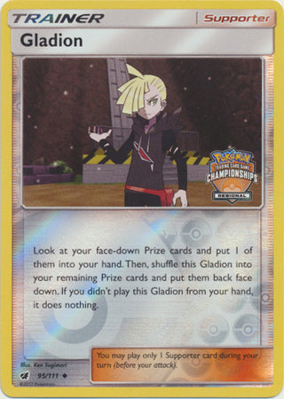 Gladion (95/111) (Regional Championship Promo) [Sun & Moon: Crimson Invasion] | Jack's On Queen