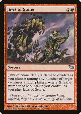 Jaws of Stone [Shadowmoor] | Jack's On Queen