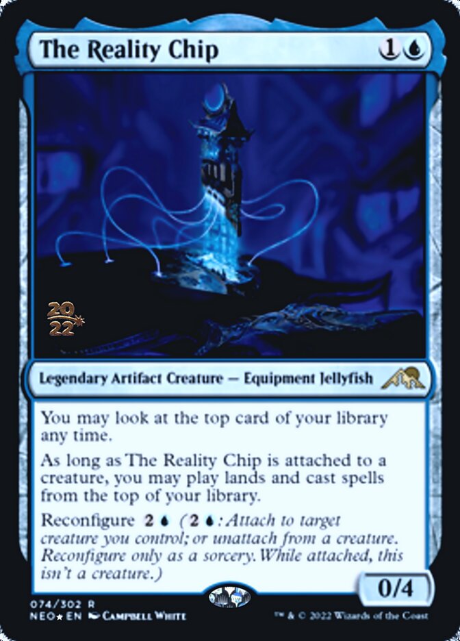 The Reality Chip [Kamigawa: Neon Dynasty Prerelease Promos] | Jack's On Queen