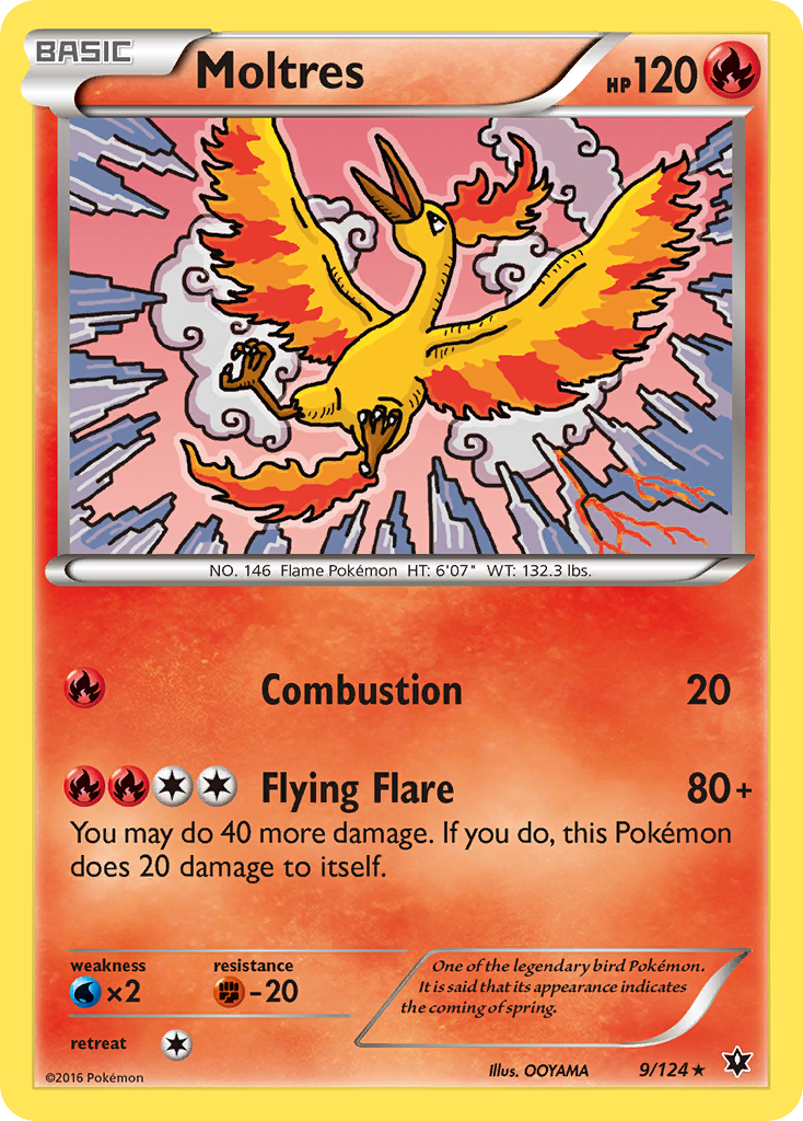 Moltres (9/124) [XY: Fates Collide] | Jack's On Queen