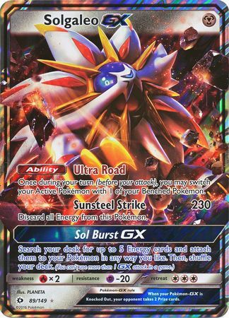 Solgaleo GX (89/149) (Jumbo Card) [Sun & Moon: Base Set] | Jack's On Queen