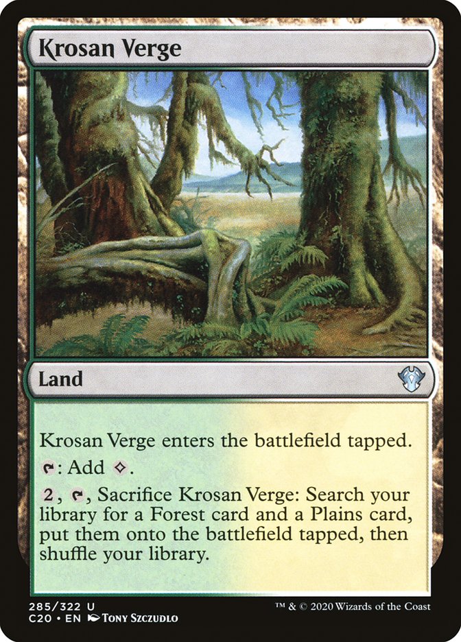 Krosan Verge [Commander 2020] | Jack's On Queen