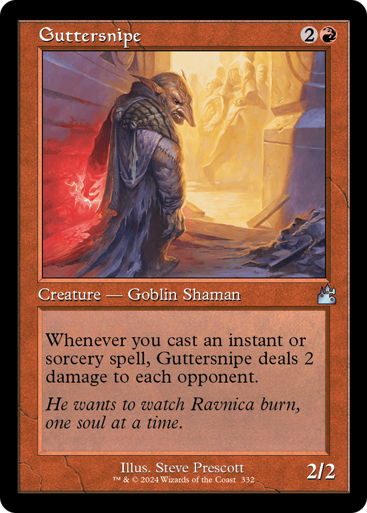 Guttersnipe (Retro Frame) [Ravnica Remastered] | Jack's On Queen