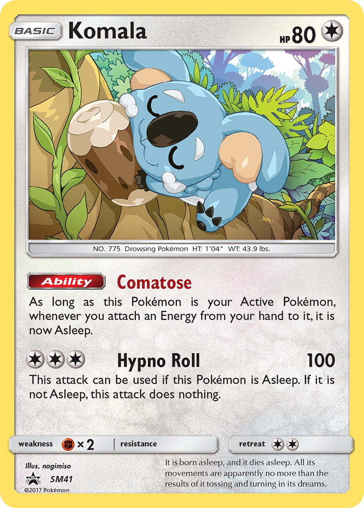 Komala (SM41) [Sun & Moon: Black Star Promos] | Jack's On Queen