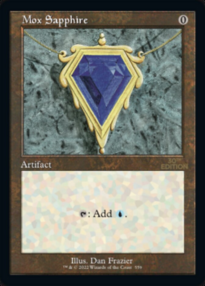 Mox Sapphire (Retro) [30th Anniversary Edition] | Jack's On Queen