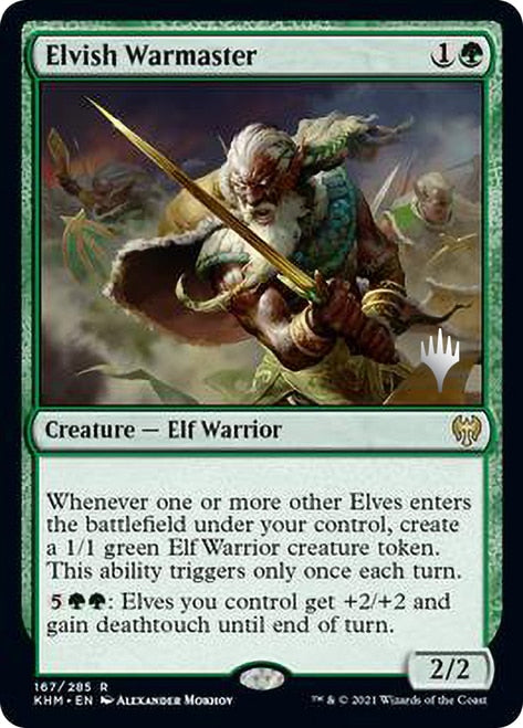 Elvish Warmaster [Kaldheim Promo Pack] | Jack's On Queen