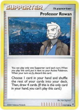 Professor Rowan (112/130) (Cosmos Holo) [Diamond & Pearl: Base Set] | Jack's On Queen