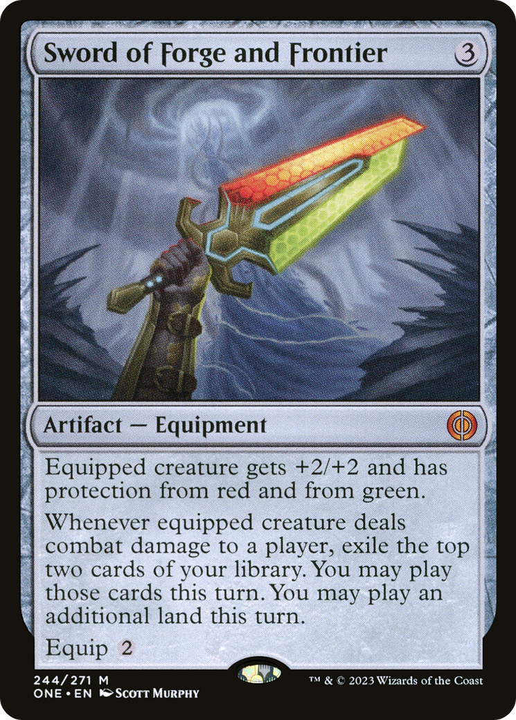 Sword of Forge and Frontier [Phyrexia: All Will Be One] | Jack's On Queen