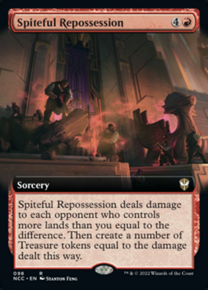 Spiteful Repossession (Extended Art) [Streets of New Capenna Commander] | Jack's On Queen