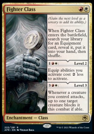 Fighter Class (Promo Pack) [Dungeons & Dragons: Adventures in the Forgotten Realms Promos] | Jack's On Queen