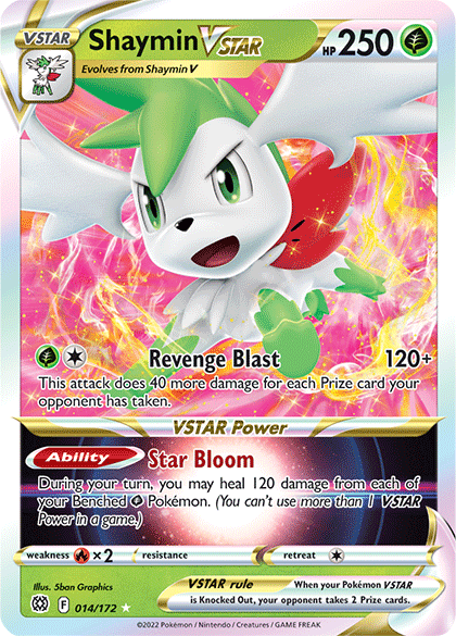 Shaymin VSTAR (014/172) [Sword & Shield: Brilliant Stars] | Jack's On Queen