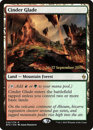 Cinder Glade [Battle for Zendikar Promos] | Jack's On Queen