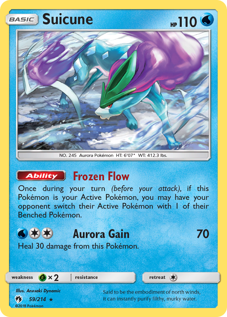 Suicune (59/214) [Sun & Moon: Lost Thunder] | Jack's On Queen