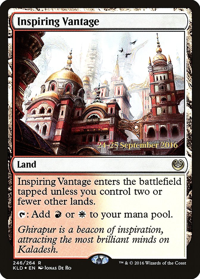 Inspiring Vantage  [Kaladesh Prerelease Promos] | Jack's On Queen